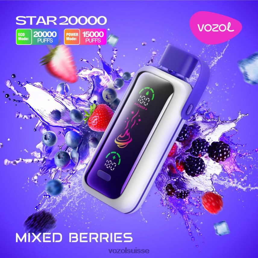 VOZOL STAR 20000 L2028H14 baies mélangées Vozol Vape Store