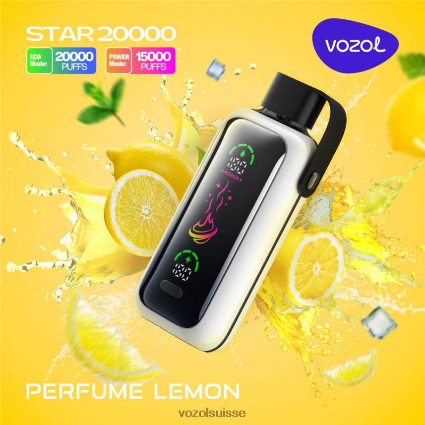 VOZOL STAR 20000 L2028H17 parfum citron Vozol Suisse
