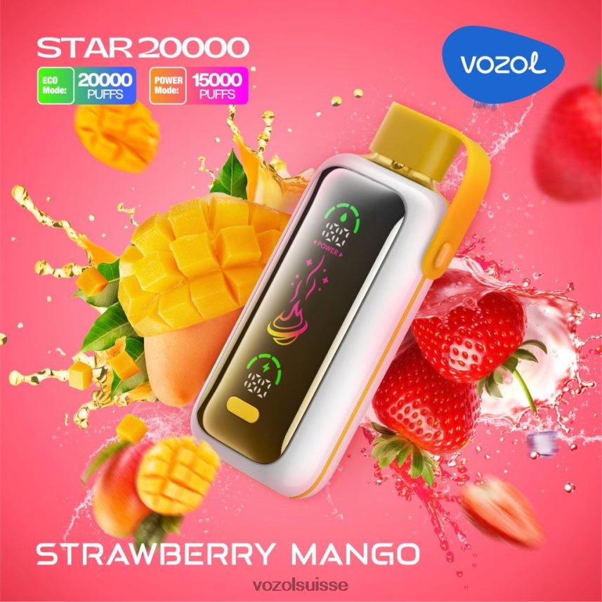 VOZOL STAR 20000 L2028H1 mangue fraise Vozol Suisse