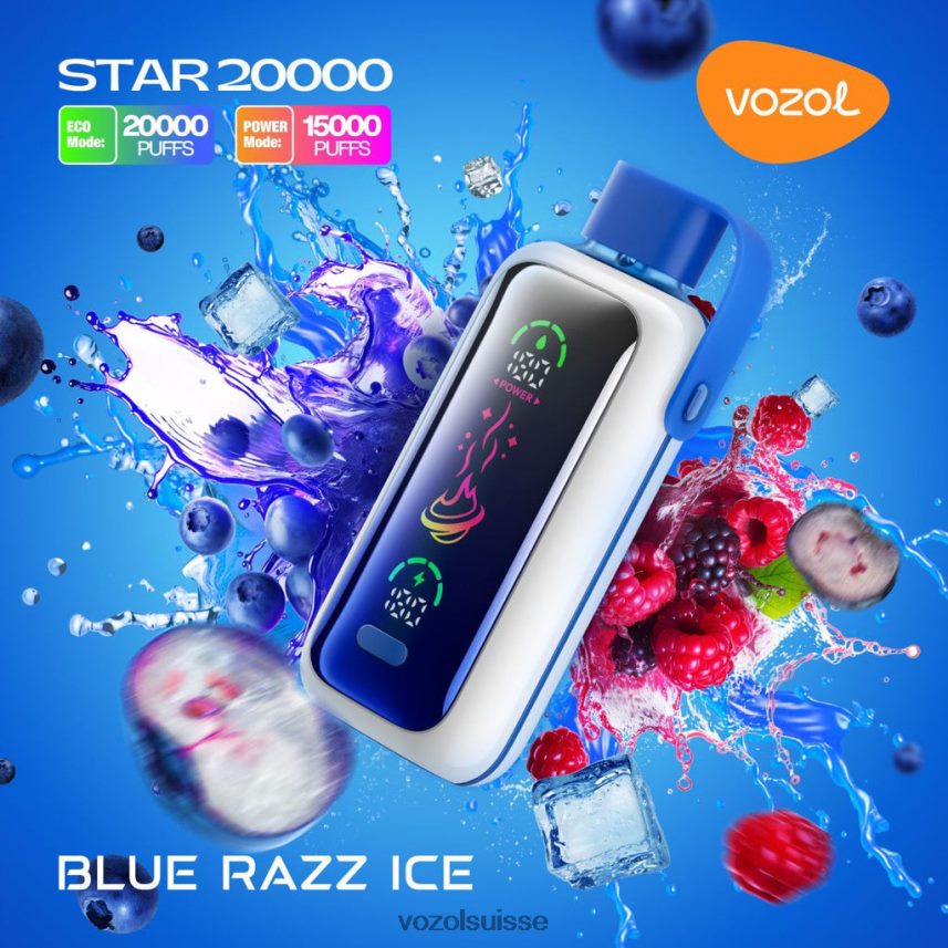 VOZOL STAR 20000 L2028H4 glace bleue Vozol Vape Avis