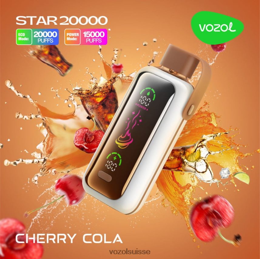 VOZOL STAR 20000 L2028H6 cola aux cerises Vozol Vape Store